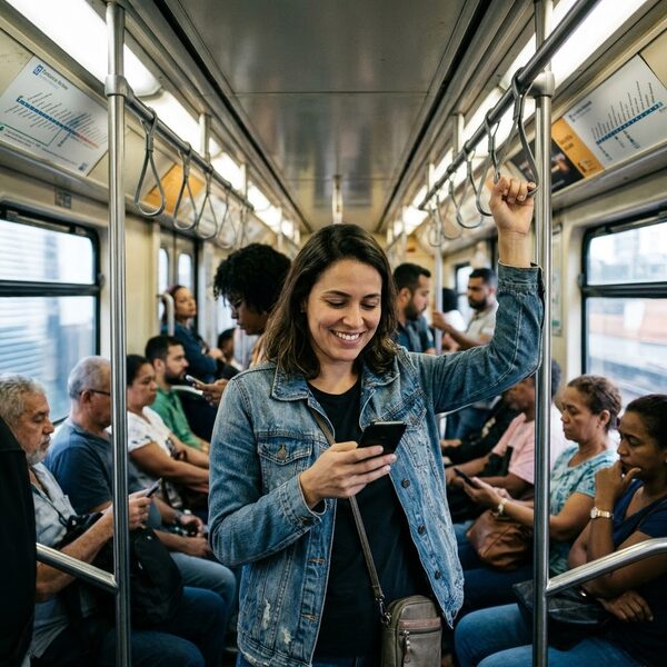No metrô